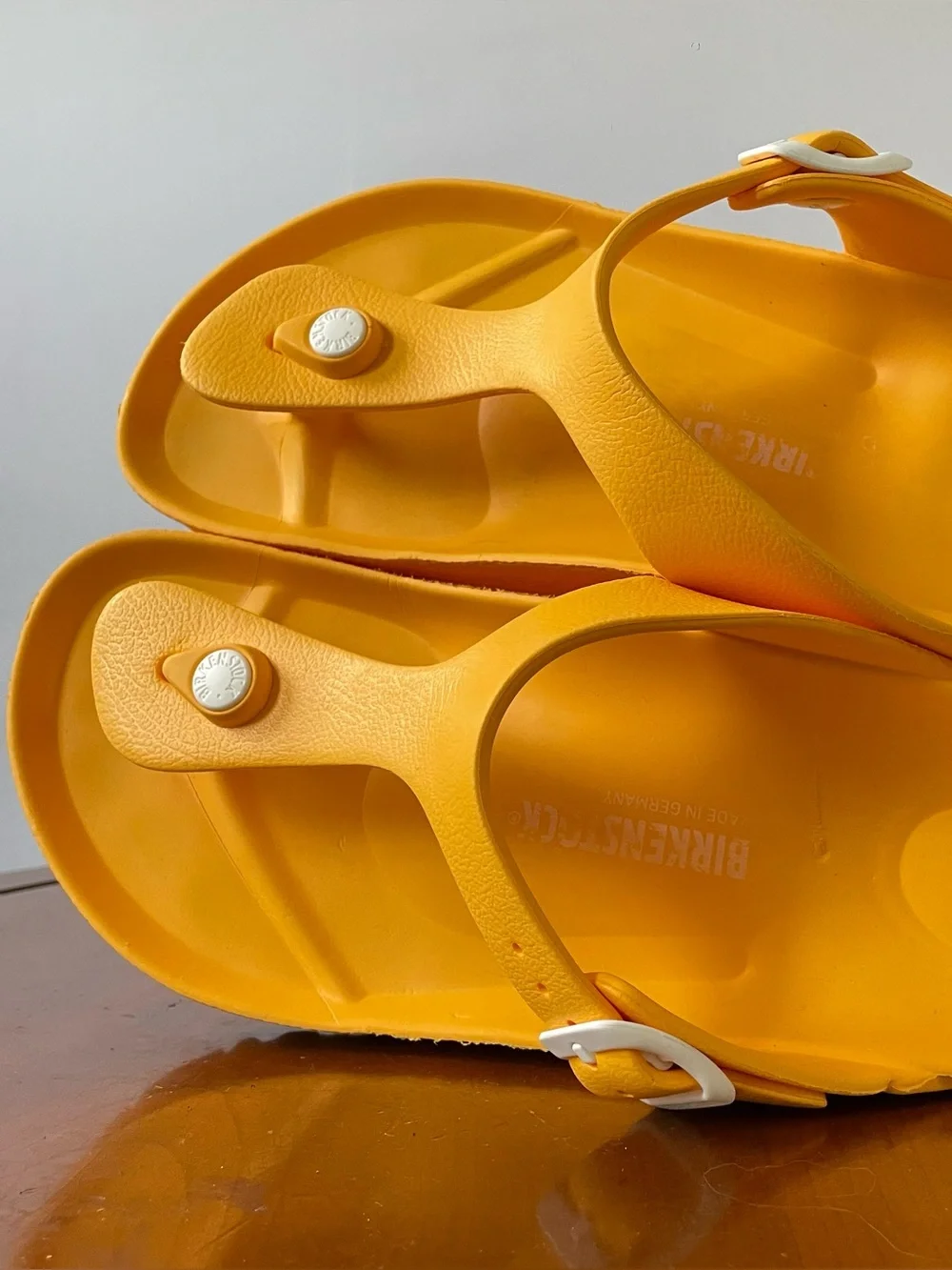 Birkenstock Yellow EVA Gizeh Thong Sandals | EU 39 - Picture 5 of 7